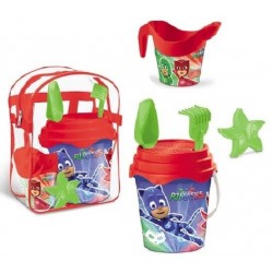 MONDO MOCHILA CONJUNTO CUBO PLAYA , ACCS Y REGADERA PJ MASKS