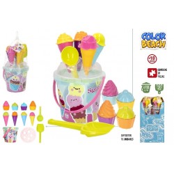 CV24 CB SET CUBO PLAYA 18 CM SWEET TIME - 20 PZAS  49265